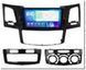 Перехідна рамка для магнітоли TOYOTA Fortuner/Hilux 2008-2014 9" BLACK MT-571 фото 1